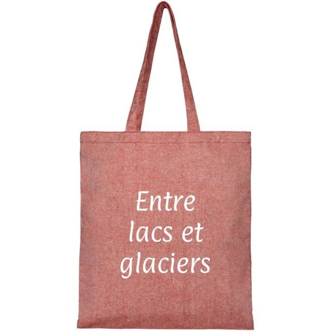 sac en coton recyclé "entre lacs et glaciers"